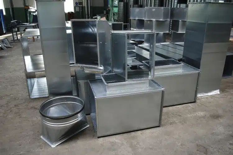 ductos galvanizados de ventilación