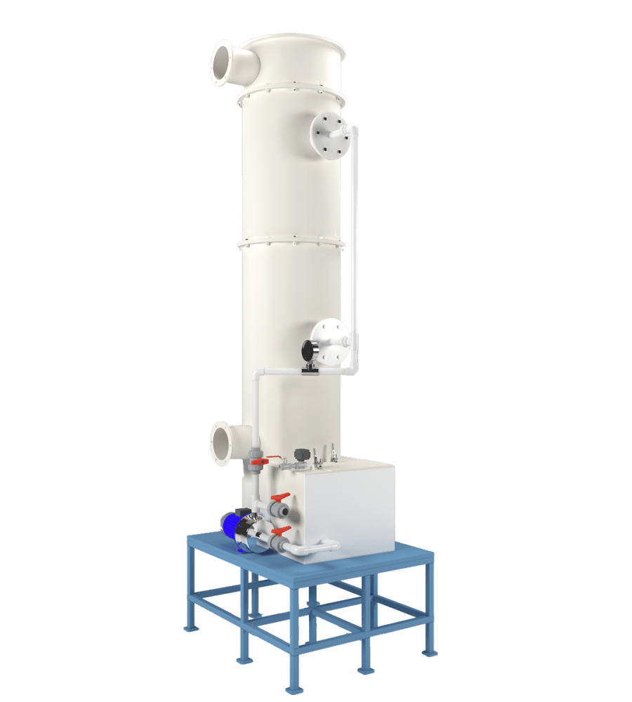scrubber vertical